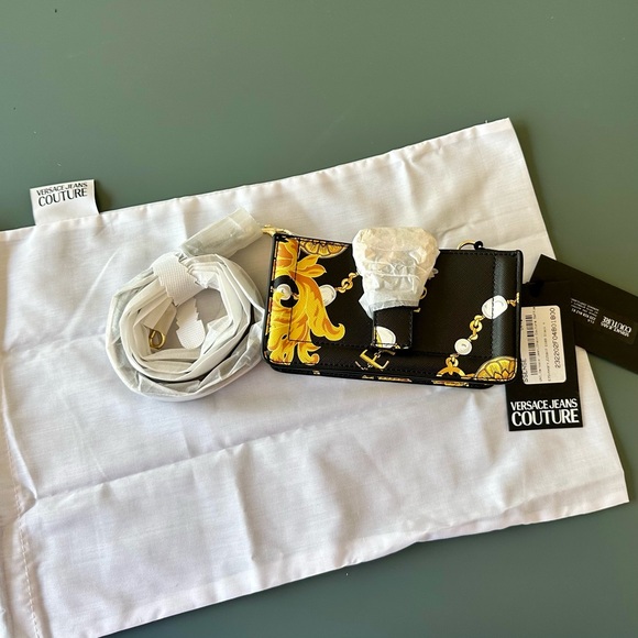 Versace Jeans Collection Black and Gold Mini Bag - Picture 8 of 8